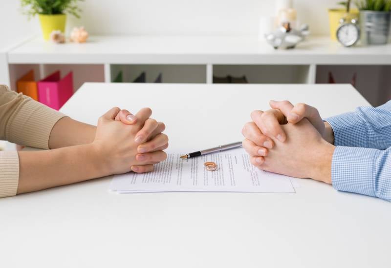 Divorce financial planning and asset division