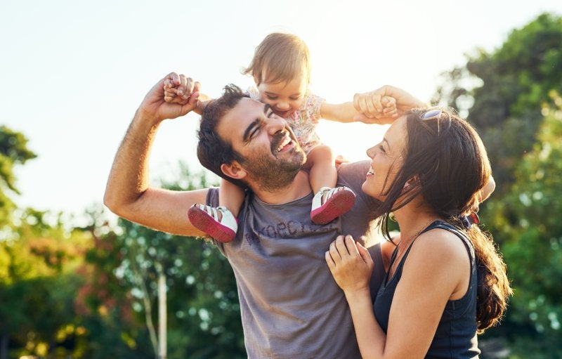 Happy Adoptive Family