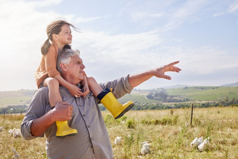 Grandparents with Grandchild